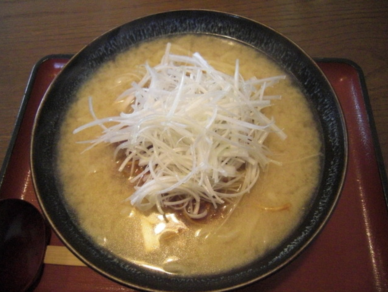 ピリ辛ねぎ味噌うどん